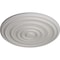 Ekena Millwork Carton Ceiling Medallion (For Canopies up to 2 5/8"), Hand-Painted Ultra Pure White, 12 5/8"OD x 1"P CM13CAUWF - alternate 3